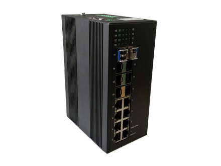 4光12電全千兆三層網管型工業交換機